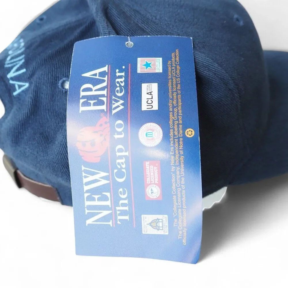 New Era Pro Model Collegiate Collection VTG 90s UNC Tar‎ Heels Strapback Hat OS